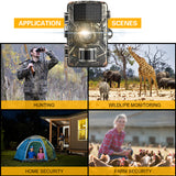 New 12MP 1080P Trail Hunting Camera Wildcamera Wild Surveillance 2''TFT Night Vision Wildlife Scouting Cameras Photo Traps Track