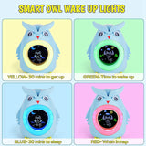 Kids Alarm Clock, Digital Dual Alarm Clock For Kids Boys Girls Bedroom, Children's Alarm Clock With Sleep Trainer