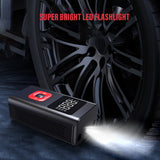 150PSI Mini Portable Air Compressor Tire Inflator Electric Air Pump With LED Light For Car Motorcycle Bicycle Swimming Ring Ball