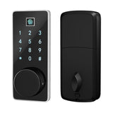 Electronic Keypad Deadbolt Password Lock Keyless Entry Door Lock Tuya Bluetooth Automatic Front Door Lock With Fingerprint