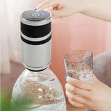 2 Pcs Automatic Electric Water Pump Button Dispenser Gallon Bottle Drinking Switch, Silver Grey & Champagne Gold