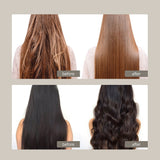 2 -IN-1 Hair Curler Straightener Brush Anti-Scald Heating Styling Comb Negative Ion Hair Smooth Straightening Curling Brush