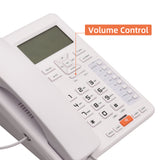 2-Line Desktop Corded Telephone Answering System Caller ID/Call Waiting Backlight LCD &amp; Handset/Base for Office Home Conference