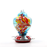 Outdoor Hummingbird Food Feeders Hand Blown Glass Drinker Hummingbird Feeder Leak-Proof Easy to Clean Parrot accessories