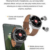 JM08 Smart Watch Earphone Men TWS 2 in 1 Bluetooth Call Headset Wireless Music Play Earbuds Sport Fitness Smartwatch