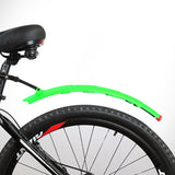 Bicycle Fenders with Taillight Quick Release MTB Adjustable Bike Front Rear Mudguards Folding Bike Fenders Cycling Parts