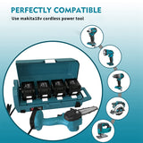 Portable Power Supply Backpack Lithium Battery Backpack, Capacity For Four Lithium-Ion Batteries For Makita 18V Battery