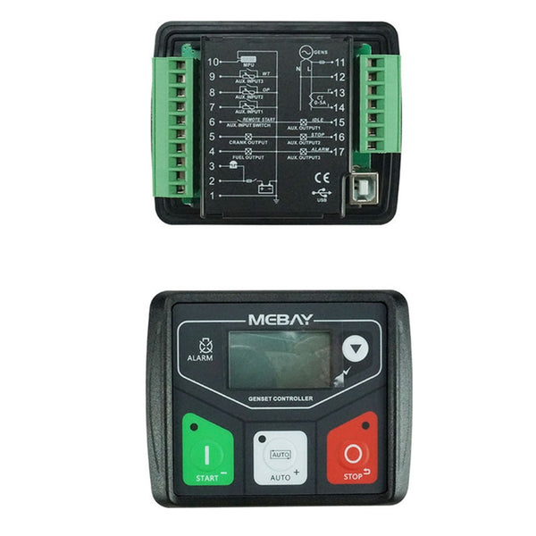 Mebay DC30D Generator Control Module Small Genset Controller Panel USB ...