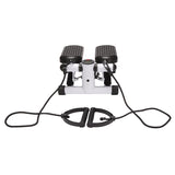 Mini Stair Stepper With Resistance Bands And LCD Monitor Portable Stair Climber Exercise Machine For Full Body Workout