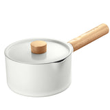 1.76L Multifunctional Pot Portable Skillet Compact Milk Pot Home Rice Noodle Cooking Pot Induction Cooker Gas Stove Applicable