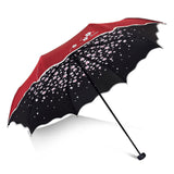 Quality Folding Umbrella For Women Brand Travel Anti-UV Windproof Rain Flower Modish Female Sun Girl Parasol Pocket Umbrellas