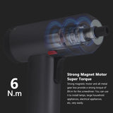 Precision Electric Screwdriver 10Pcs  Alloy Steel Bit Screwdrivers Type-C Fast LED Charging Screwdriver Set Repair Power Tools