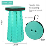 Outdoor Furniture Retractable Stool Chairs Portable Stool Lounge Folding Chair Camping Stool Foldable Convenient Fishing Chair