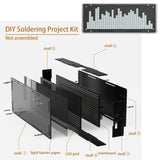 Diy led music spectrum display Kit 16x32 rhythm lights clock temperature 8 kinds Spectrum mode SMD soldering project