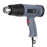 220V 1800W Electric Digital LED Heat Guns Hot Air Heating Tool Shrink Wrapping Thermal Power Tool with 4 Nozzles