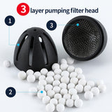 Intelligent Sensor Water Oxygen Pump Portable Smart Induction LED Lighting Outdoor Fishing Oxygenation Air Pump Equipment  X663B