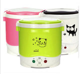 12V 24V 220V mini rice cooker car trucks electric soup porridge cooking machine food steamer warmer fast heating lunch box