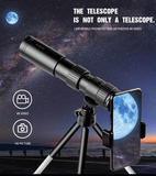 10-300X40mm Super Zoom Monocular Telescope Binoculars BAK4-Prism Body Steel Take Photo 4K Video Low Light Night Vision Camping