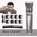 Professional Hair Clippers for Men Cordless Hair Cutting Kit with Ceramic Blades Shaving Razor Haircut Shaver Trimmer Men Barber