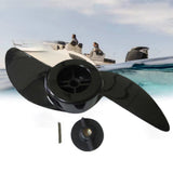 Marine 2 Blades Easy Install Boat Propeller Fishing Outdoor Stable Electric Engine Outboard Motor Practical For Haibo ET34L