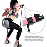 Yoga Crossfit Resistance Bands Exerciser Pull Rope Portable Gym Workout Pilates Bar Trainer Elastic Bands For Fitness Equipment