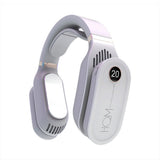 Portable Air Conditioner Hanging Neck Cooler Electric Bladeless Fan Cooling Heater Heating Wearable Neck Massager Personal Neck
