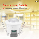 2X 110V-220V 360° Infrared Recessed PIR Ceiling Motion Sensor Detector Light Switch, Motion Light Sensor