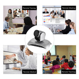 Aibecy 1080P HD Conference Camera USB Plug Play 350D Rotation Remote Control Power Adapter for Video Meetings Training Teaching