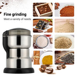 Electric Coffee Grinder Powerful 400W Pepper Grain Coffee Beans Spice Mill Grass Pepper Grinder Cafe 220V for Kitchen Chopper