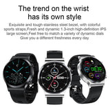New Bluetooth Call Smart Watch Men S-600 IP68 Waterproof Full Touch Screen Sports Fitness Smartwatch Custom Face For Android IOS