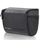 WEST BIKING 4.5L Large Capacity Cycling Bag Waterproof Bike Rack TPU Mobile Phone Holder MTB Front Frame Bag for 7.5inch phone