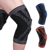 1 Pcs Silicon Padded Basketball Knee Pads Protect Patella Brace Kneepad Support Outdoor Basketball Football Volleyball Tennis