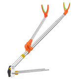Foldable Fishing Rod Bracket Rack Pole Stand Holder Adjustable Flexible Stainless Steel Support Double Rods Fishing Tool  X208G