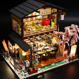CUTEBEE Kids Toys Dollhouse Kit with Furniture Assemble Wooden Miniature Doll House Diy Dollhouse Puzzle Toys For Children M2011
