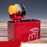 2022 MS001 New Lacquer Shaker 5D Model Magnetic Lacquer Shaker for Paint Decorating Power Tool Parts Red