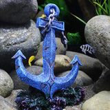 Aquarium Resin House Decoration for Fish Tank Caves Aquatic Pets Hideout for Betta Fish Mushroom/Pineapple/Conch/Anchors