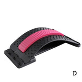 1pc Back Stretch Equipment Massager Stretcher Fitness Lumbar Support Relaxation Spine Pain Relief Health Care