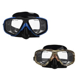 Yon Sub 2 Pcs Professional Diving Mask Snorkel Anti-Fog Goggles Glasses Set Eye Protector  Blue &amp; Camouflage