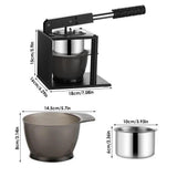 Manual Citrus Juicer Hand Press Orange Squeezer Stainless Steel Lemon Squeezer Heavy Duty Fruit Pressing Machine Kitchen Tool
