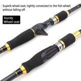 1.8M-2.7M Carbon Fiber Lure Spinning Rod telescopic Travel fishing pole M power 7-28g lure Weight 12-25lb line weigh