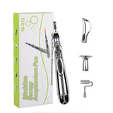 Electronic Acupuncture Pen Meridian Therapy Machine Body Head Back Leg Massager Energy Pens Massager Relief Pain Tools 9 Levels