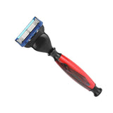 Beard Shaving Brush Set Shaving Holder Brush Set Comfortable Grip Lightweight Manual Aluminum Alloy for Men for Salon