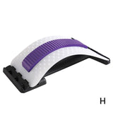 1pc Back Stretch Equipment Massager Stretcher Fitness Lumbar Support Relaxation Spine Pain Relief Health Care