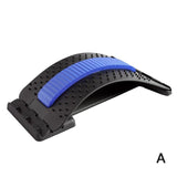 1pc Back Stretch Equipment Massager Stretcher Fitness Lumbar Support Relaxation Spine Pain Relief Health Care