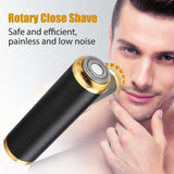 Mini Electric Shaver Waterproof Men's Beard and Mustache Trimmer Razor for Man Face Beard Cutting Shaving Machine Rechargeable