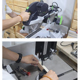 Multifunction Regulator Slot Ruler Table Saw Gap Slot Measuring Block Length Gauge Movable Gap Slot Regulator