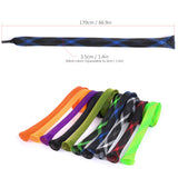 Lixada 10 Pack 170cm Fishing Rod Cover Spinning Rod Sleeve Cover Fishing Pole Sock Pole Glove Casting Ice Fishing Rod Protector