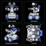 City Technical 2 in 1 RC Deformation Combat Robot Building Blocks Remote Control Monster Truck Car Bricks Toys For Boys