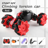 2.4Ghz 4CH Stunt Drift Crawler Dual RC Car Gesture Induction Twisting Off-Road Vehicle Toys for Children