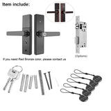 Wifi Tuya APP Electronic Door Lock Biometric Fingerprint 13.56mhz IC Card Password Mobile Phone Unlock Remotely Smart Home